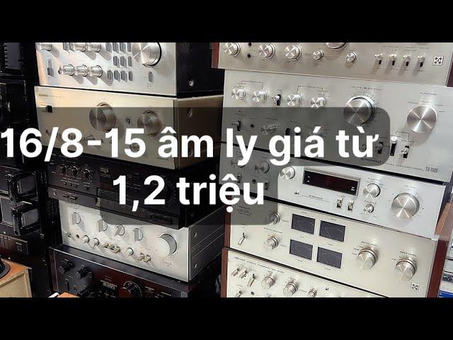 16/8 thanh lý 15c | âm ly, equilizer, tape đài |  | 15 cặp loa pioneer | | pioner sa5000 |