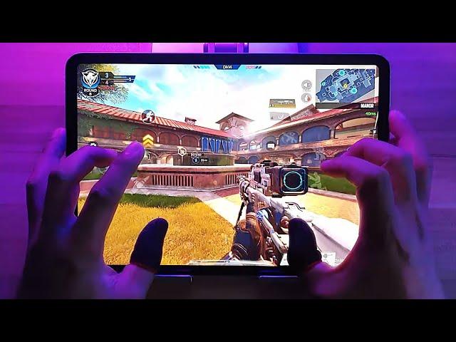 iPad Pro M1 120HZ MAX GRAPHICS Handcam Gameplay 4K (19 KILLS SND)