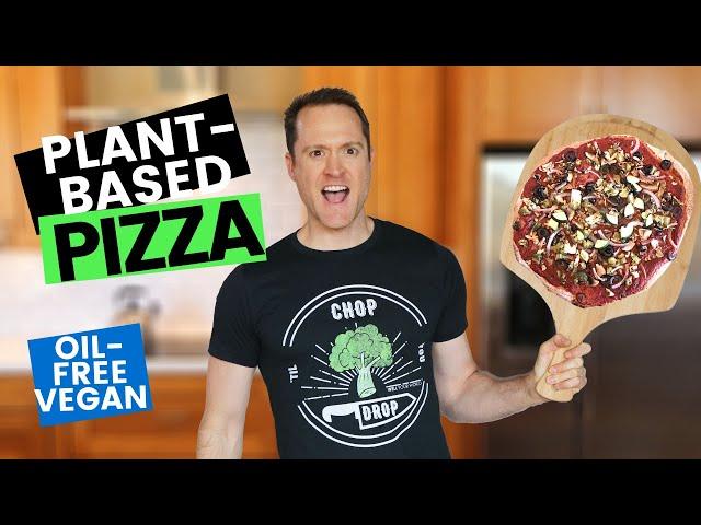 Oil Free Pizza Crust | Vegan Pizza Sauce Recipe (Healthy & Plant Based)