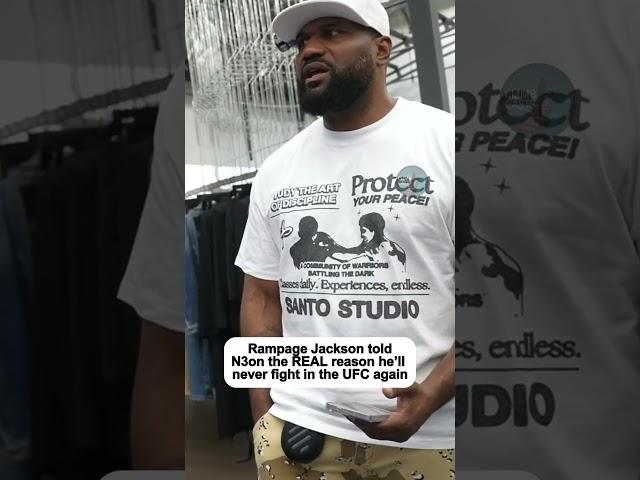 Rampage Jackson told N3on the REAL reason he’ll never fight in the UFC again