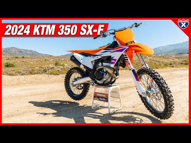 How Does the 2024 KTM 350 SX-F Compare to a 450? | Racer X Films