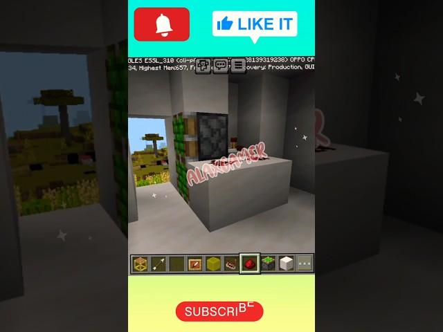 Minecraft tik tok hack ll Minecraft mai automatic door #shorts #ytshorts #viralshorts #youtubeshorts