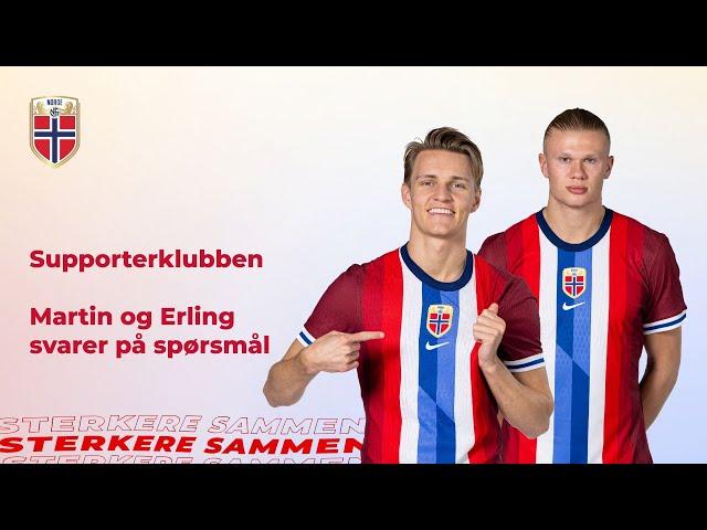 Erling og Martin svarer på spørsmål fra Supporterklubben