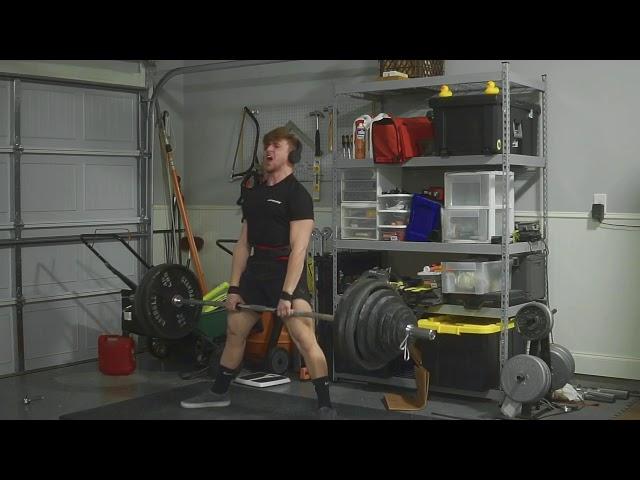 490 Deadlift PR! 145 bodyweight!