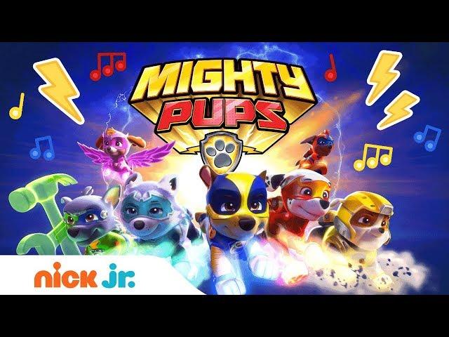 PAW Patrol’s Mighty Pups  Theme Song | Music Video | Stay Home #WithMe | Nick Jr.