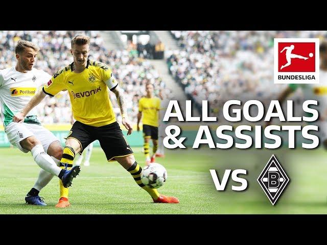 Marco Reus - All Goals & Assists vs. Borussia Mönchengladbach