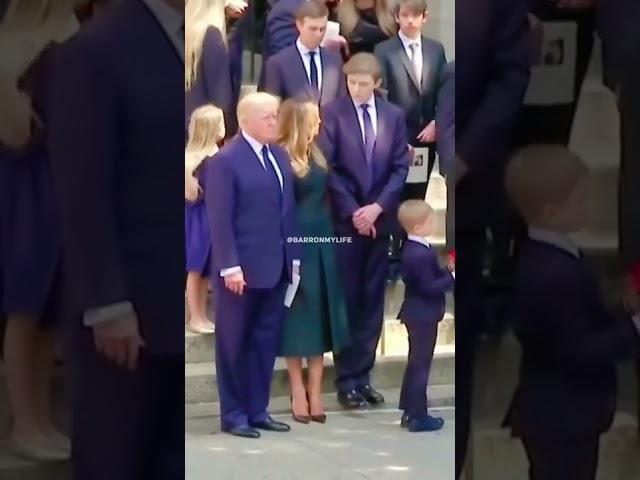 Barron Trump asks, "Mom, are you okay?" So cute  #barrontrump #melaniatrump #donaldtrump #trump