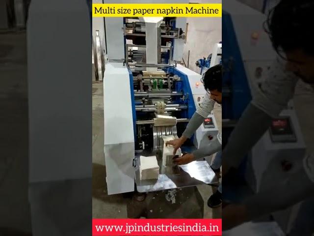 FULLY AUTOMATIC MULTI SIZE TISSUE PAPER MAKING MACHINE. FOR MORE DETAILS CONTACT US +919727510387 .