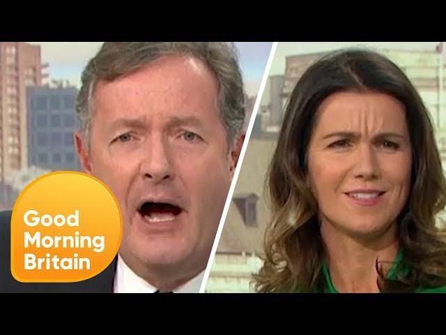 Piers Morgan Tells Off Susanna Reid for Fat Shaming Him | Good Morning Britain