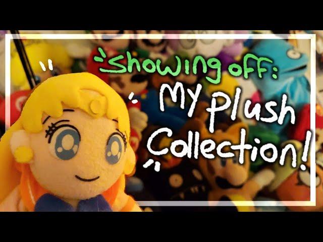 showing off my plush toy collection!