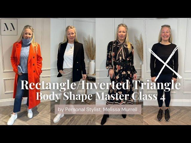 BodyShape MasterClass Ep 4; 5ft 8 Tall Rectangle/Strawberry Styling Do's and Don'ts. Melissa Murrell