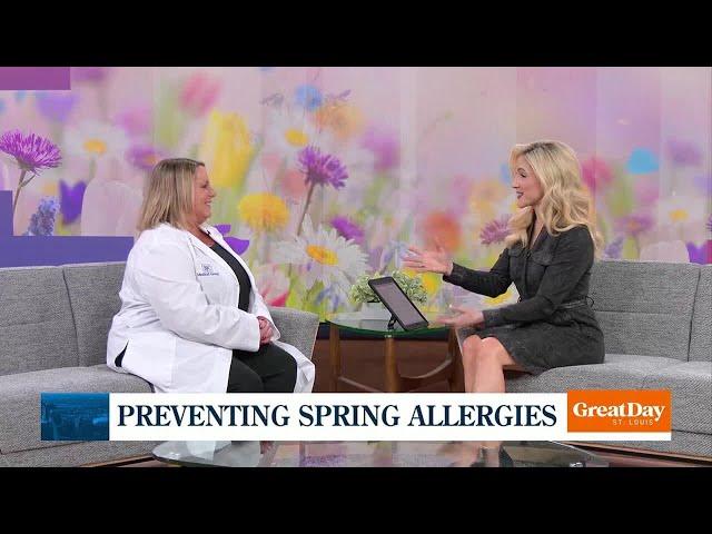 Spring allergy symptoms