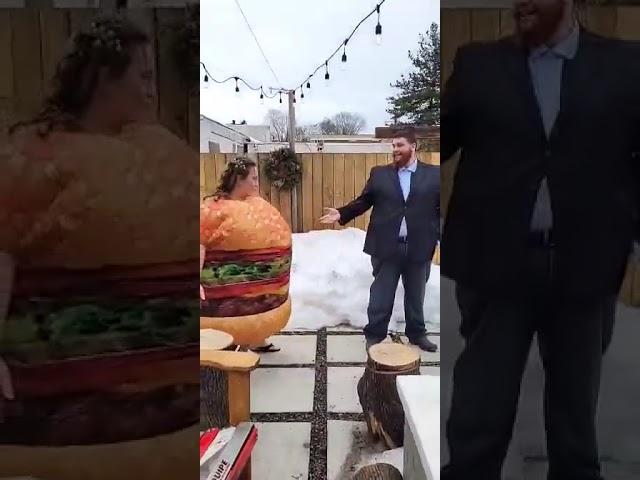 Buffalo Bride Has Hilarious 'First Look' Surprise For Her Groom