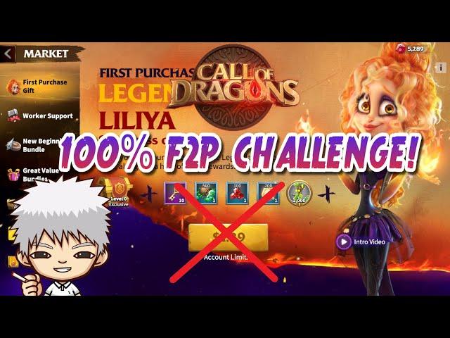 Call Of Dragons - 100% F2P Challenge Accepted!