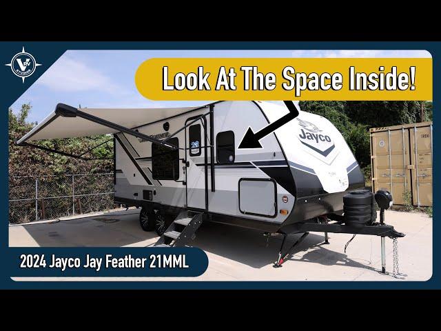 Surprisingly Spacious Murphy Bed! | 2024 Jayco Jay Feather 21MML