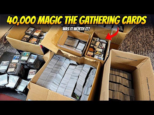 I Bought ~40,000 Magic Cards for $120... Was it Worth it? MTG Random Buy Part 1