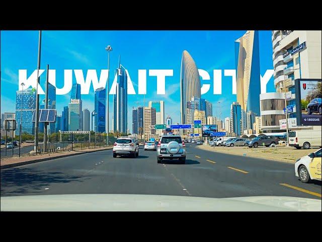 Kuwait City 2024 Driving Downtown 4K - Kuwait