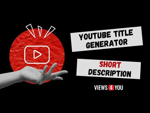 YouTube Title Generator Tool - Views4You