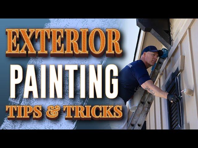 How to Paint an Exterior DIY. 1 Painter, 6 Days, 3500 Square Feet.