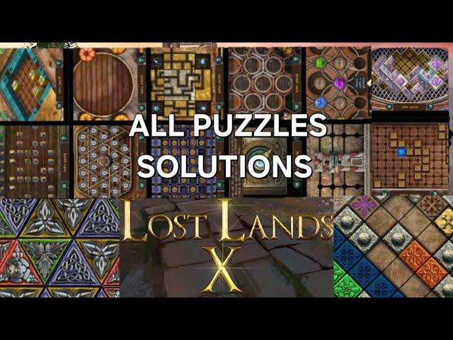 LOST LANDS 10 ALL  PUZZLES SOLUTIONS WALKTHROUGH