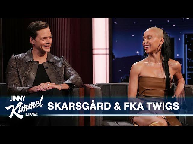 Bill Skarsgård & FKA twigs on The Crow, Their Chemistry on Set & Filming in Prague