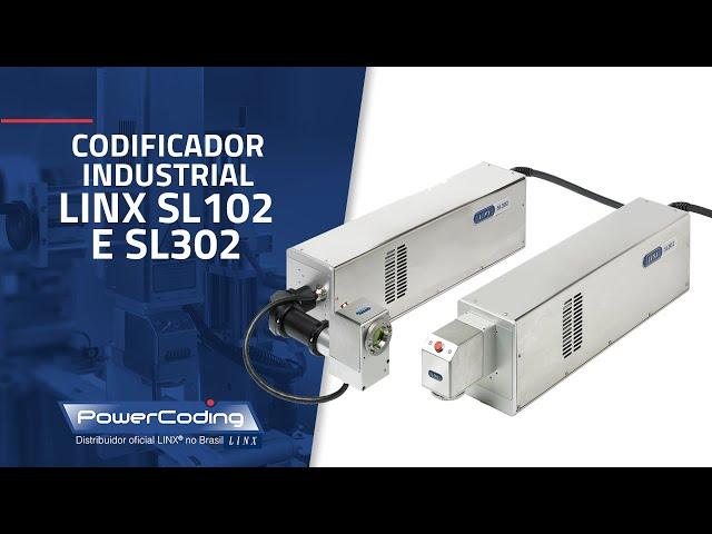 Codificador Industrial Linx SL102 e SL302 - PowerCoding