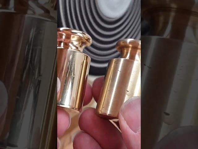 AMAZING Brass Weight Restoration.  . #asmr #restoration #brass #vintage