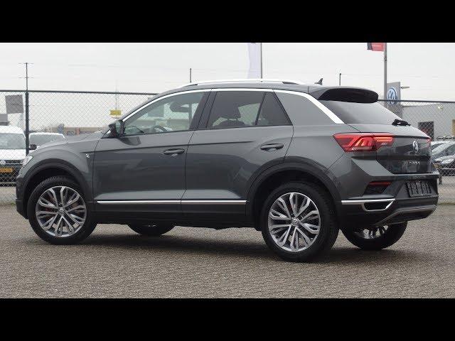 Volkswagen NEW T-Roc 2018 Sport Indium Grey Metallic 18 inch Montego Bay inside & walk around