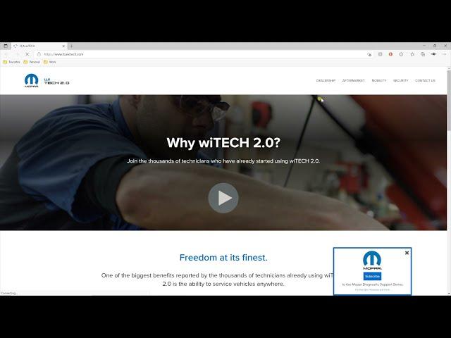 How-to Setup wiTECH 2.0 for Aftermarket Users