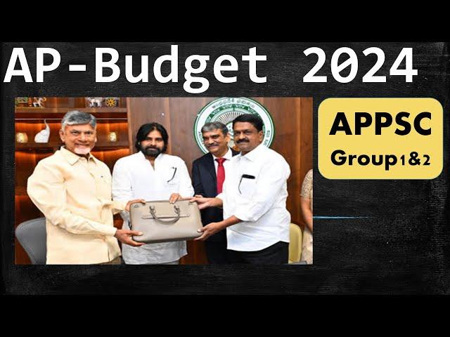 AP Budget 2024 | APPSC Group 1 & 2 | General Budget | Budget for Mains | Economy by Fazal ||