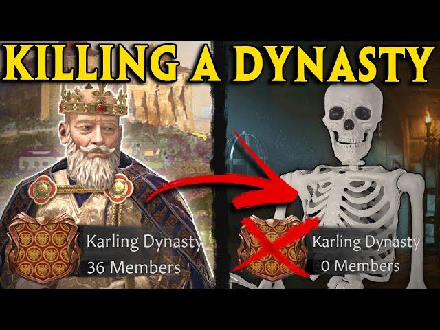 Can ONE MAN destroy the MOST POWERFUL DYNASTY? - CK3 Intrigue Challenge