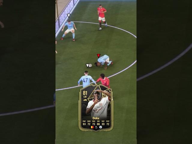 Inform Doku nutmegs with his HEAD!  #fifa #eafc24 #fc24 #eafc #fut #football #shorts