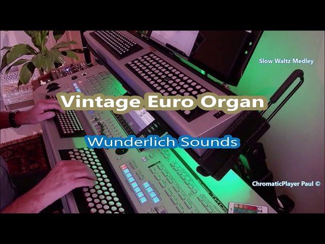 Euro Organ Slow Waltz Medley - ChromaticPlayer Paul