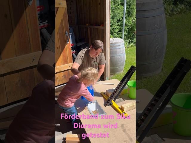 Das Förderband zum Siku Diorama wird ausgiebig getestet #siku #diorama #fedaction #förderband