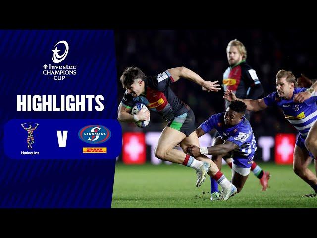 Extended Highlights - Harlequins v DHL Stormers Round 2 | Investec Champions Cup 2024/25