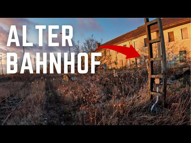 DER ALTE BAHNHOF IM WANDEL DER ZEIT - HIER IST ENDSTATION - VERLASSENER BAHNHOF