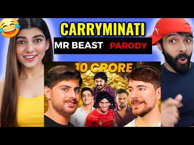 MR BEAST PARODY  Ft. INDIAN CREATORS | CARRYMINATI REACTION | DEEPAK AHLAWAT