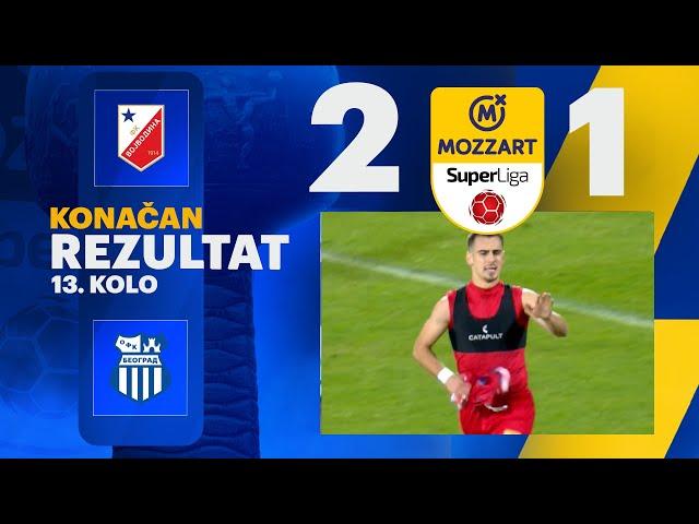 Mozzart Bet Super liga 2024/25 - 13.Kolo: VOJVODINA – OFK BEOGRAD 2:1 (1:1)