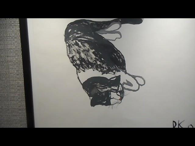 Lake Oswego Public Library with Danny Kessner reading descriptions of his artwork, video 1 of 2.