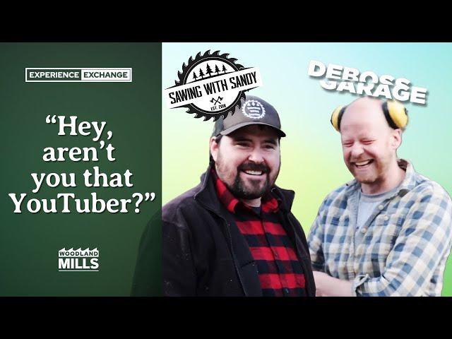 Sawmilling Tips with Sawing with Sandy and Deboss Garage