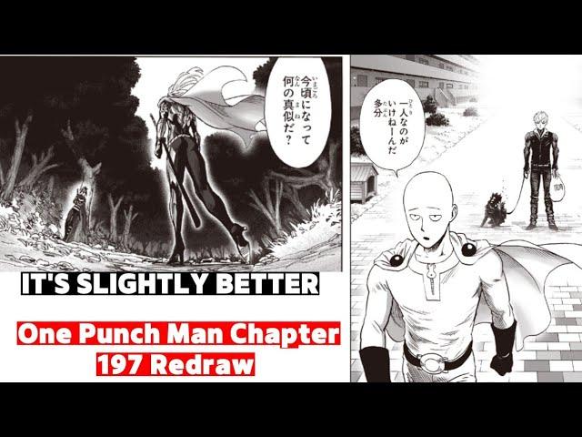 Ok! It's Better than Previous Ones!! One Punch Man Chapter 197 Redraw Reaction/Review/Explained