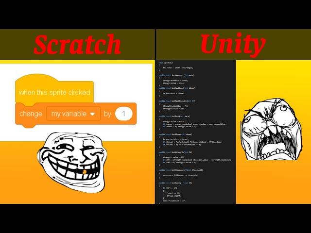 Programming: Scratch vs Unity