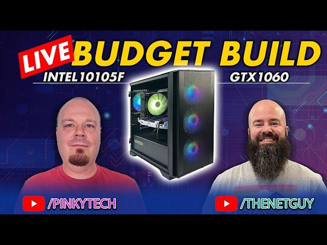 Building a $400 Budget Gaming PC with Jon The Net Guy - Live Stream Replay!