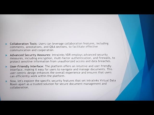Safeguarding Your Data: Exploring Intralinks Virtual Data Room's Security Features