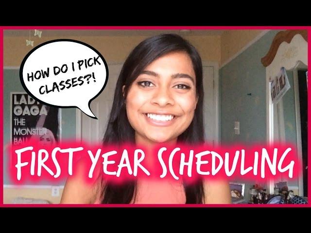 Scheduling Classes: UVA First Years || TheEkaShow