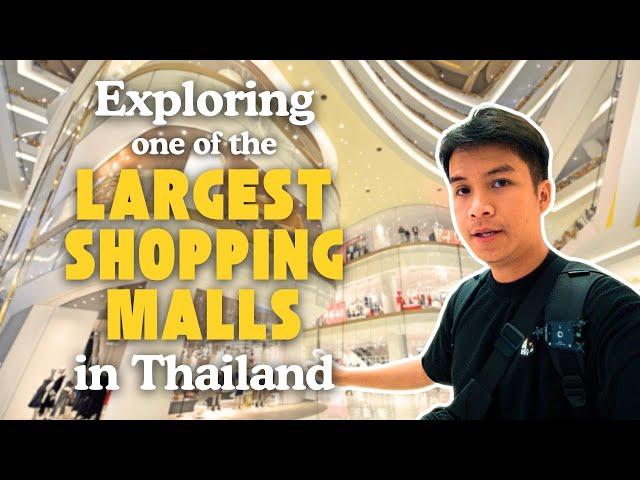 Exploring one of the LARGEST SHOPPING MALLS in Thailand! 
