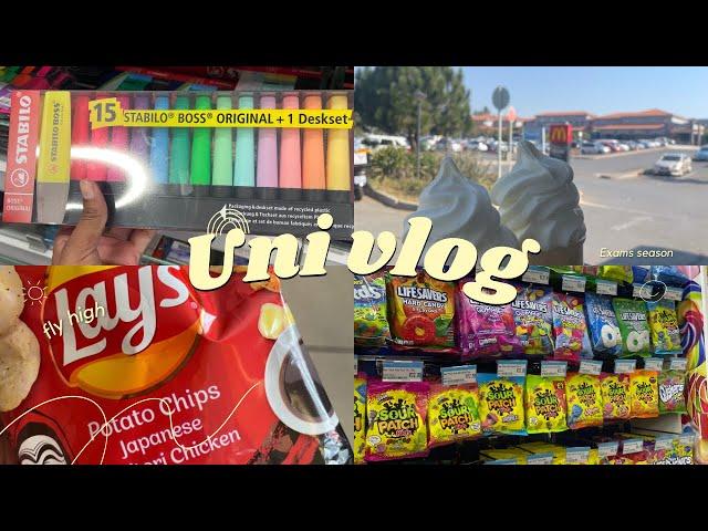 Uni vlog, exam season ,day in the life of a Unisa student