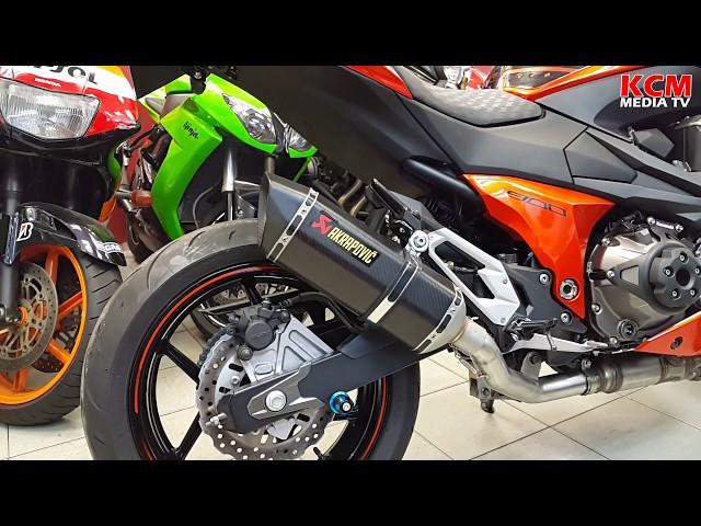 Kawasaki Z800 with Akra Pro Bold Pro Exhaust Sound by Ayah Pong