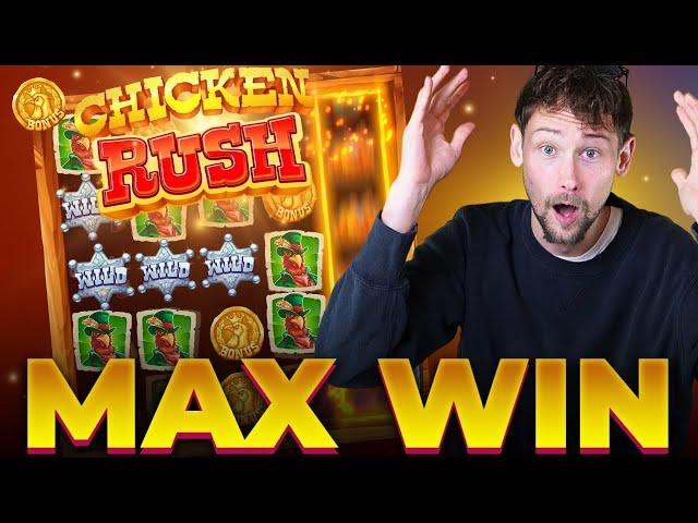 INSANE MAX WIN ON CHICKEN RUSH - BONUS BUY - WITH CASINODADDY 