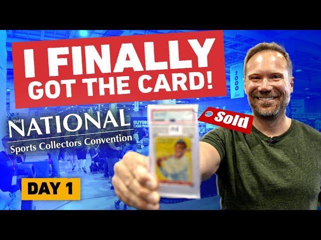 Completing a RARE SET with $15K+ CARDS Day 1 of the National!? 